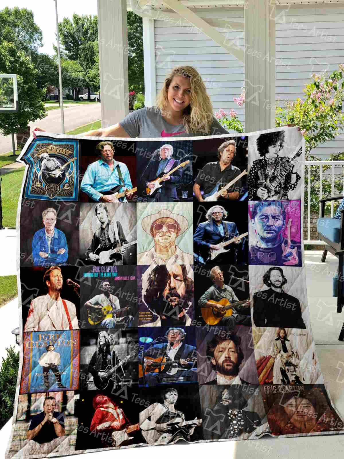 Eric Clapton 3D Quilt Blanket