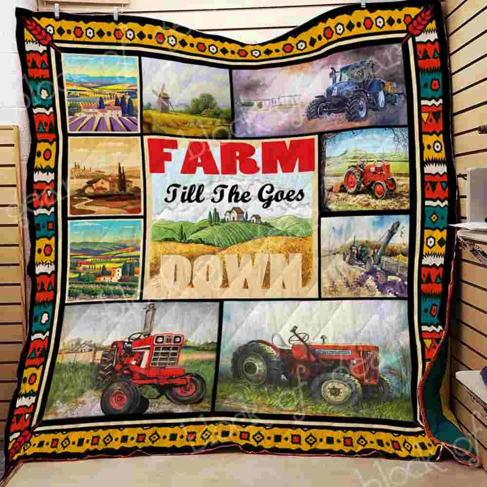 Farming Tractor This Is Howroll Quilt Blanket