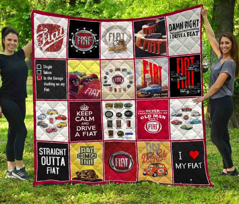 Fiat 3D Quilt Blanket