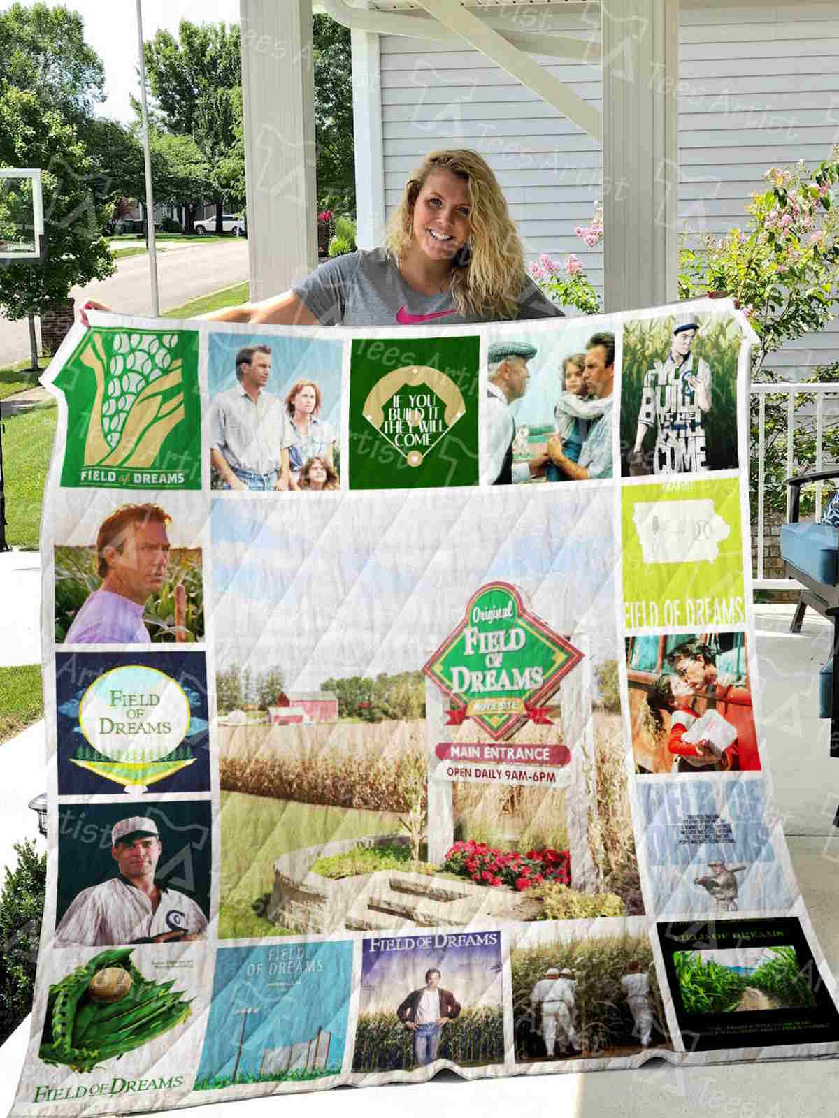 Field Of Dreams 3D Quilt Blanket