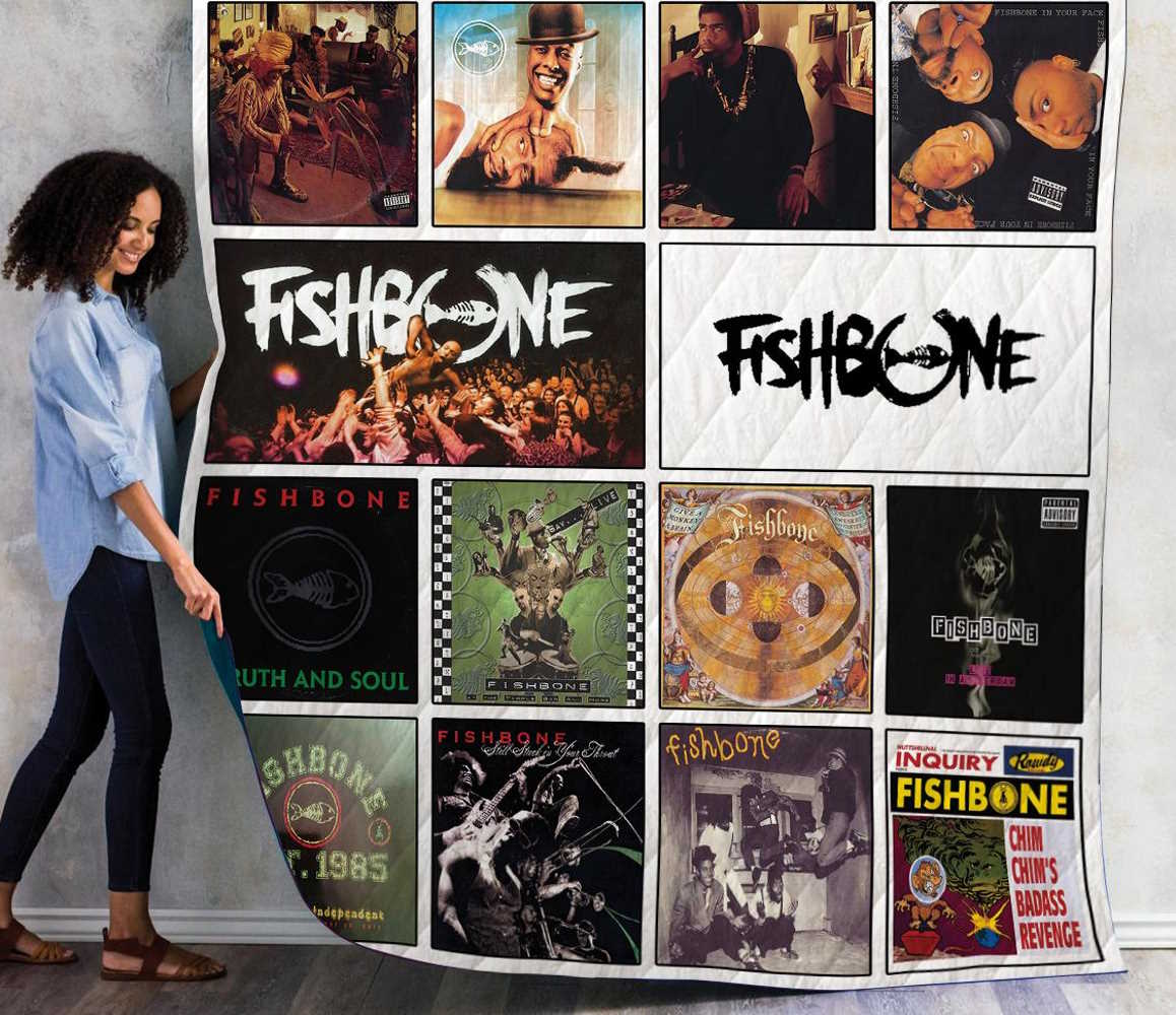 Fishbone Best Albums Quilt Blanket