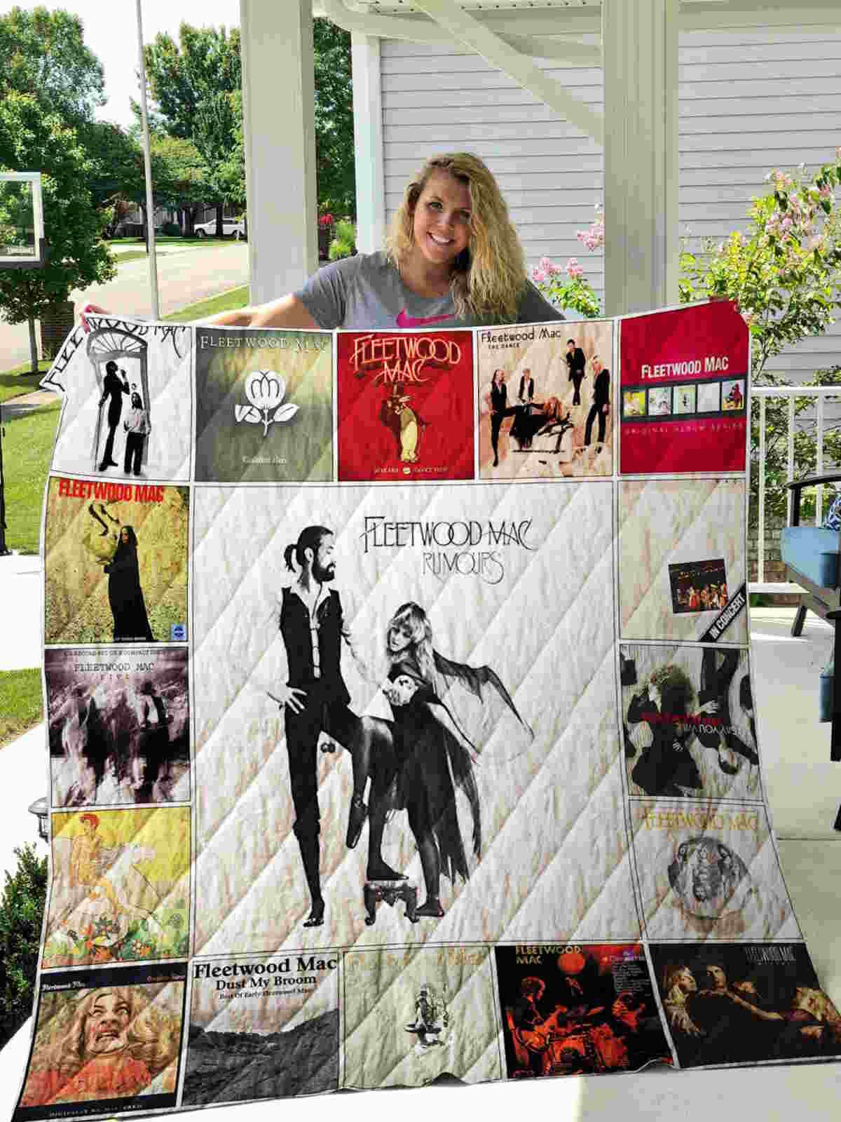 Fleetwood Mac 3D Quilt Blanket