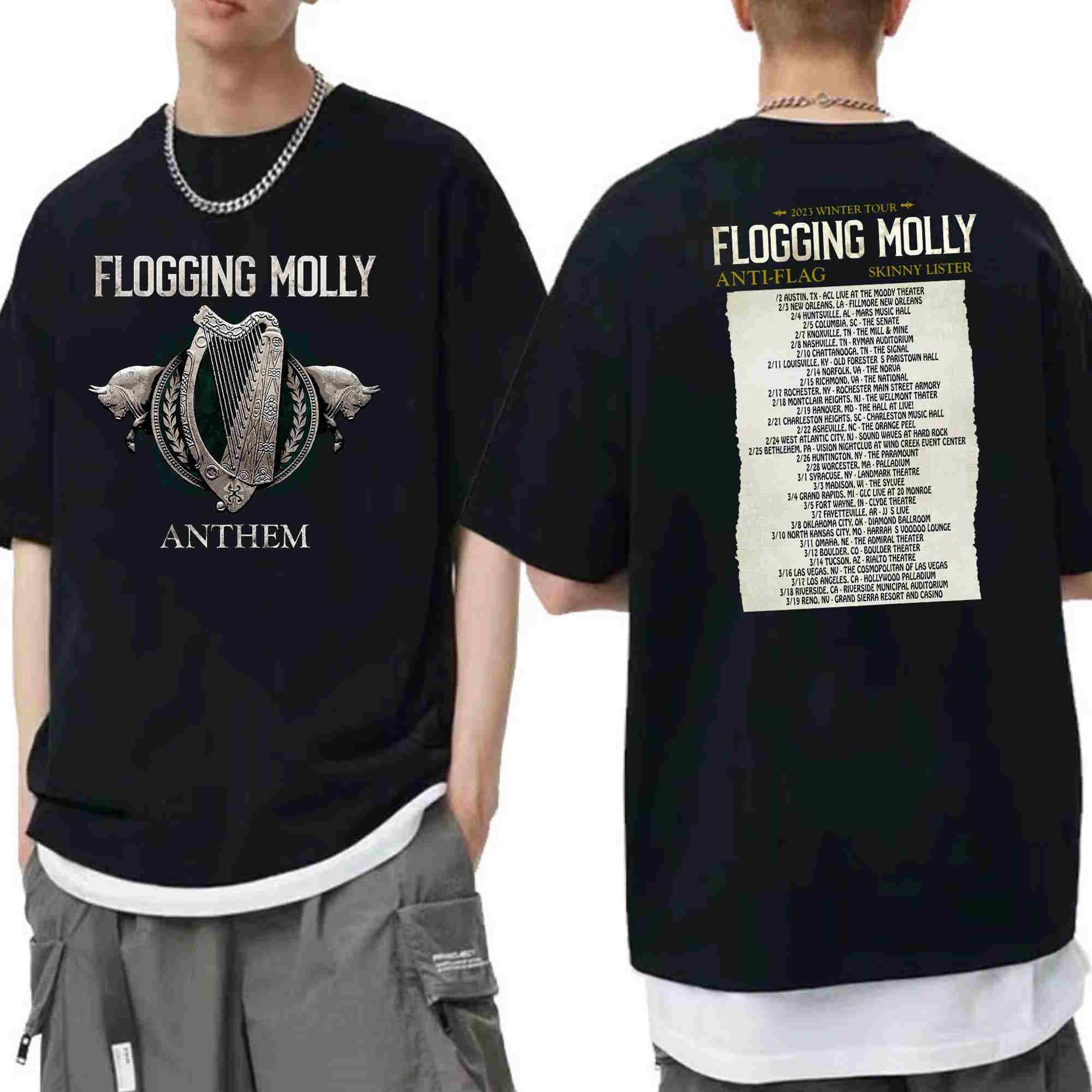 Flogging Molly 2023 Winter Tour Shirt