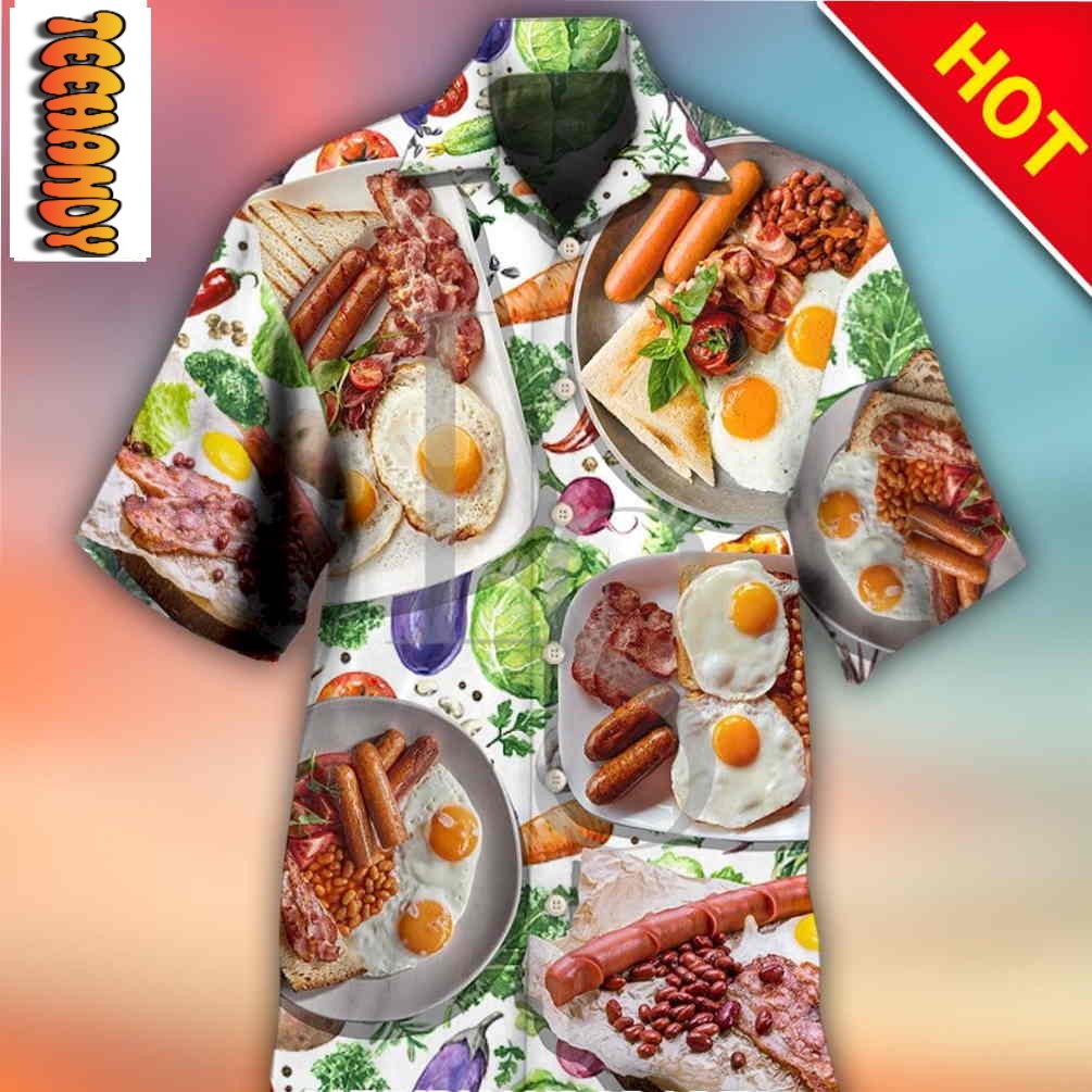 Food Breakfast Hawaiian Shirt