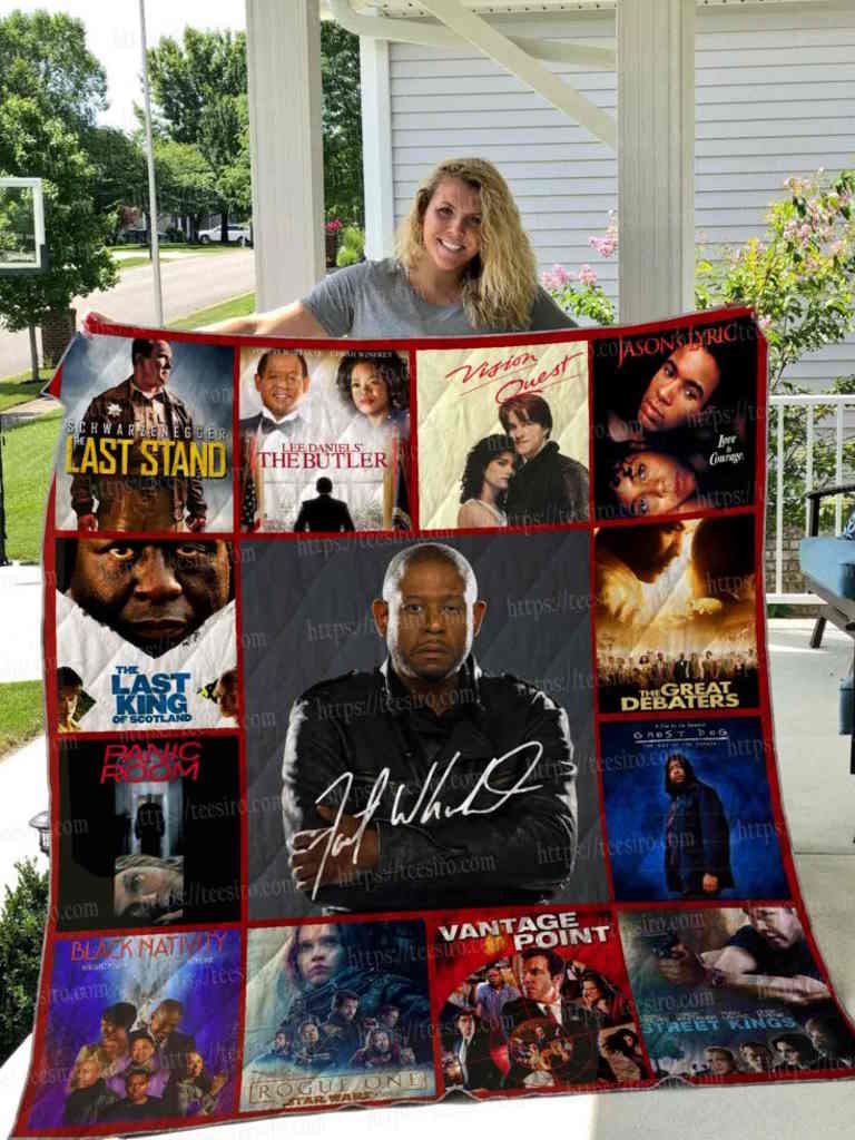 Forest Whitaker 3D Quilt Blanket