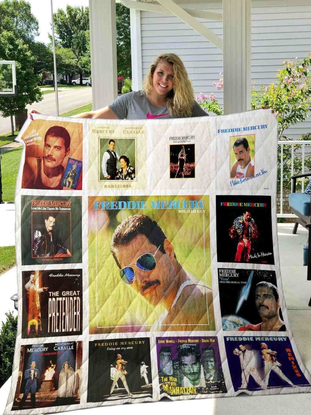 Freddie Mercury Quilt Blanket