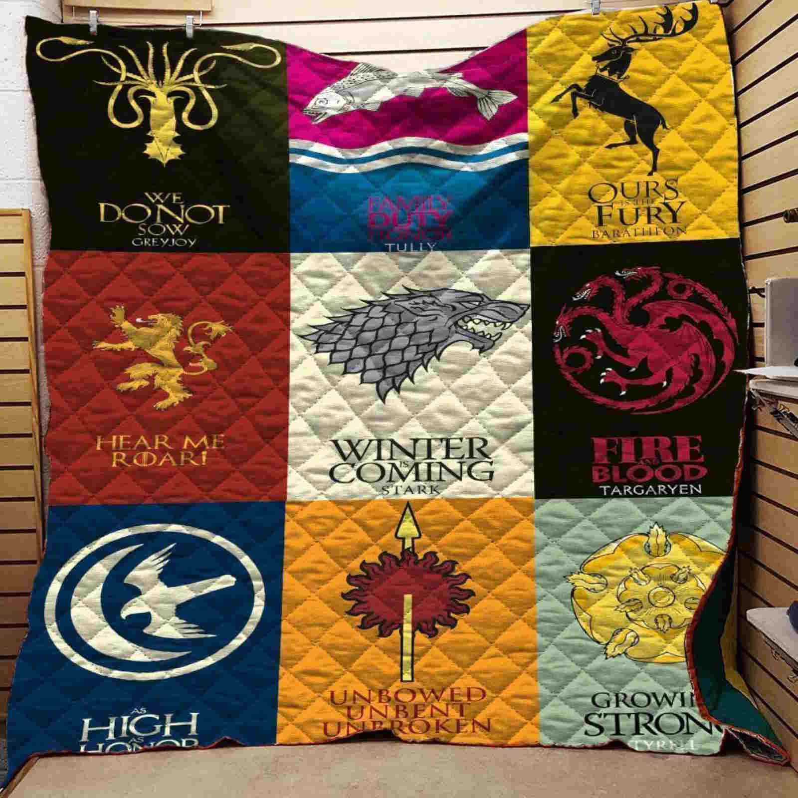 Game Of Thrones 3D Quilt Blanket