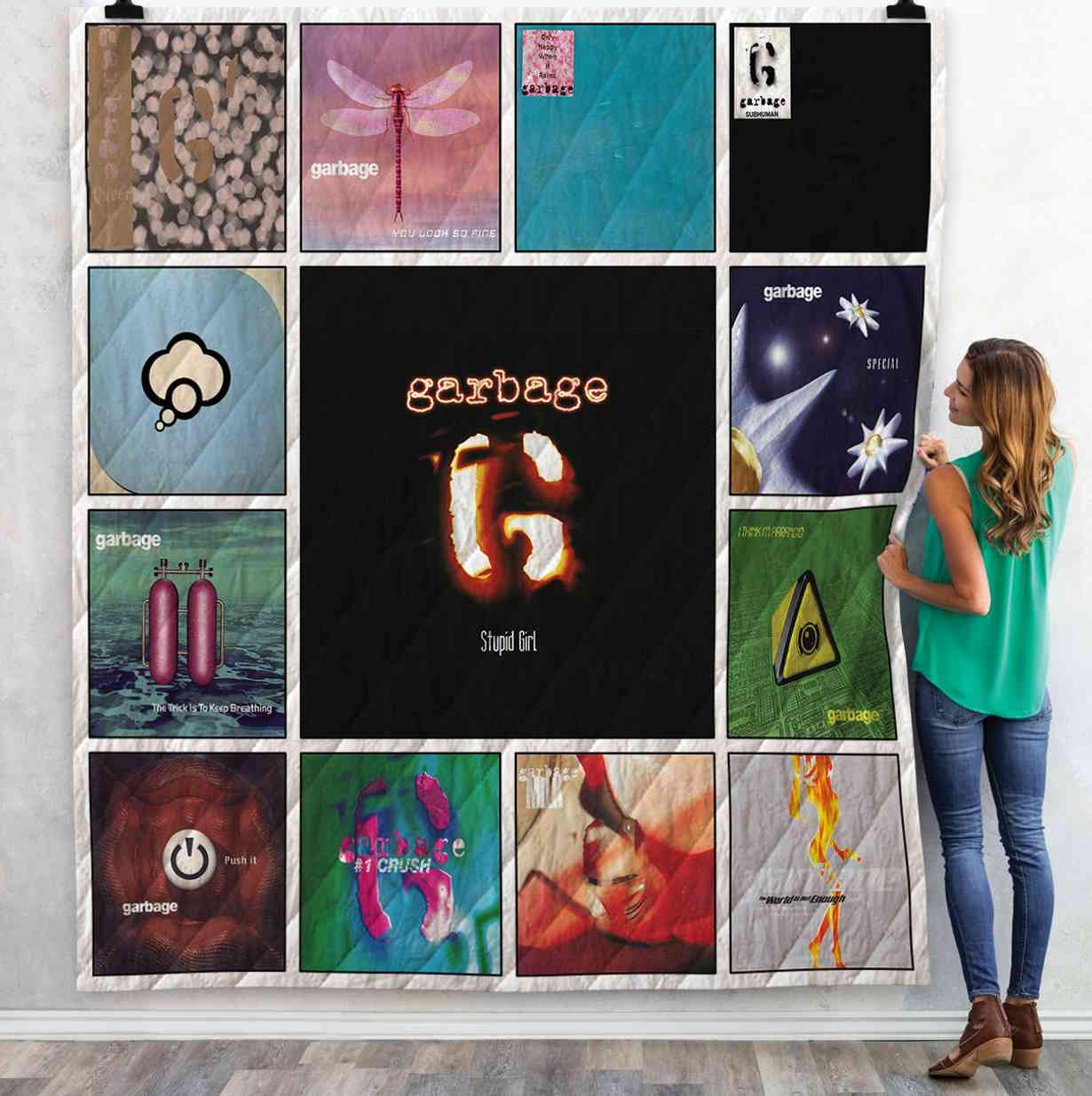 Garbage Albums 3D Quilt Blanket