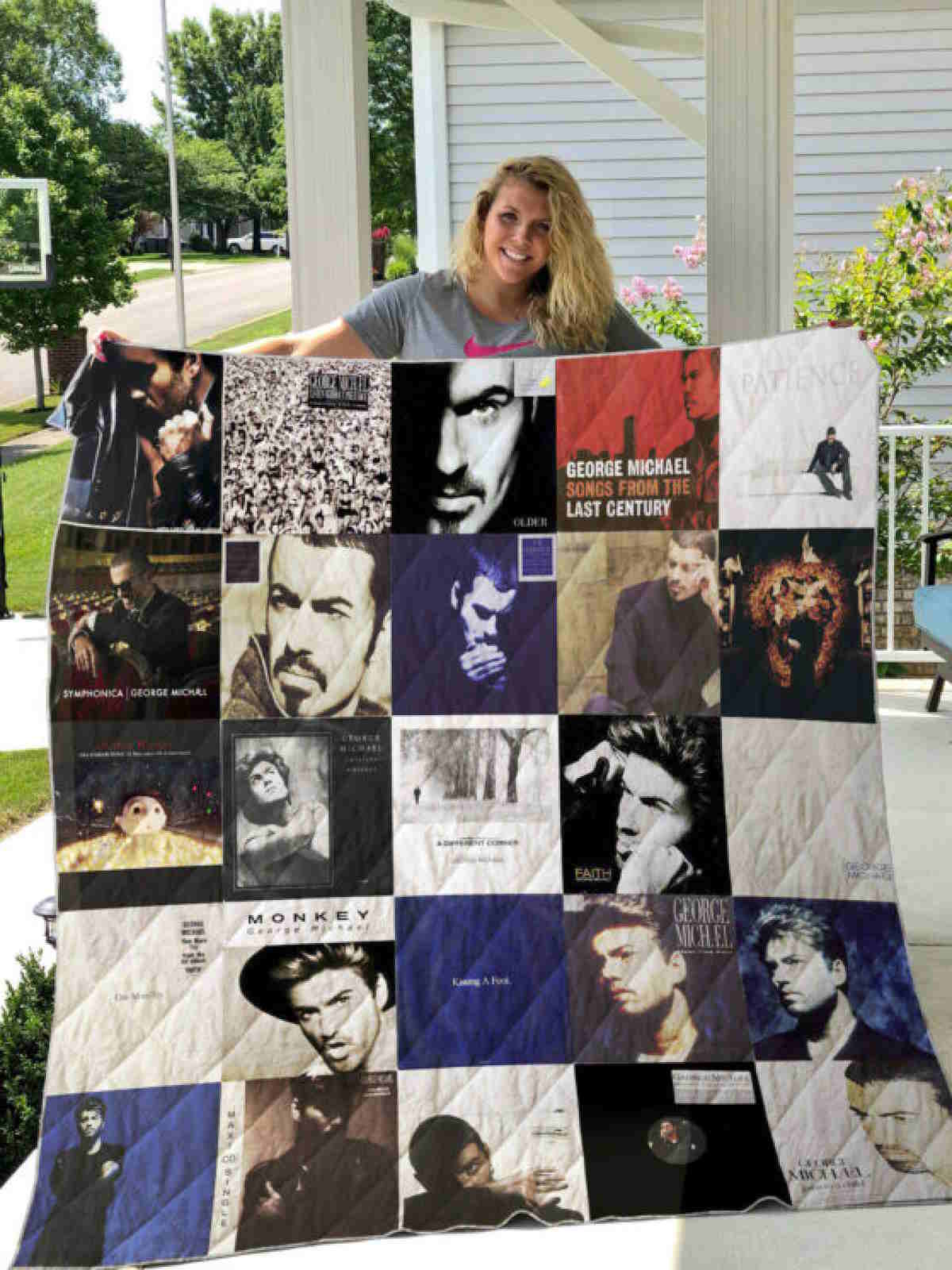 George Michael 3D Quilt Blanket