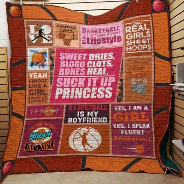 Girl Basketball 3D Quilt Blanket