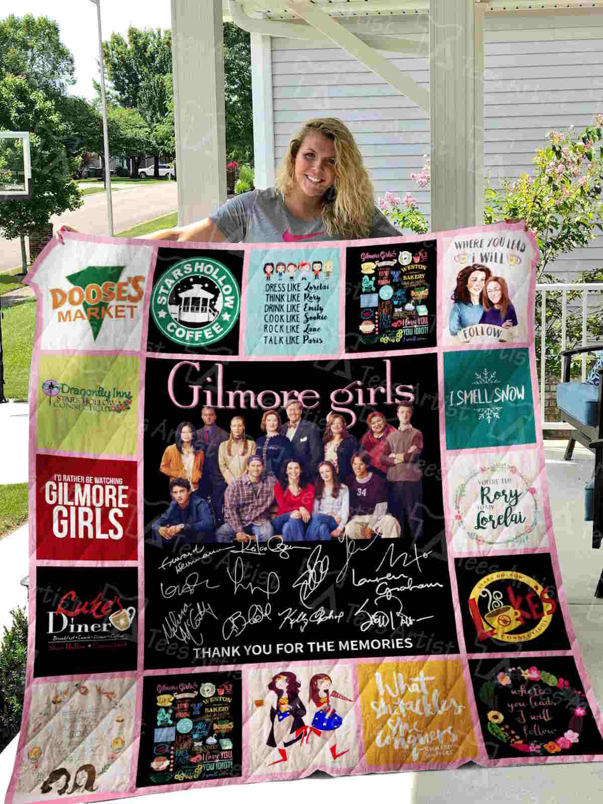 Girlmore Girls 3D Quilt Blanket