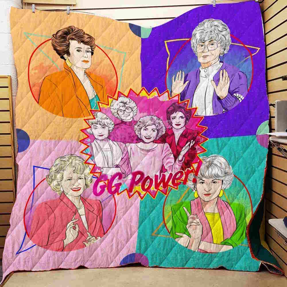 Golden Girl Quilt Blanket