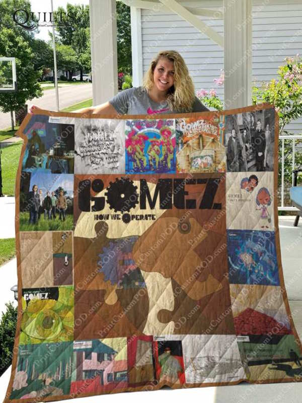 Gomez Band Albums 3D Quilt Blanket