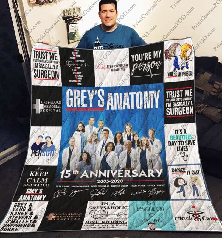 Grey’S Anatomy 3D Quilt Blanket