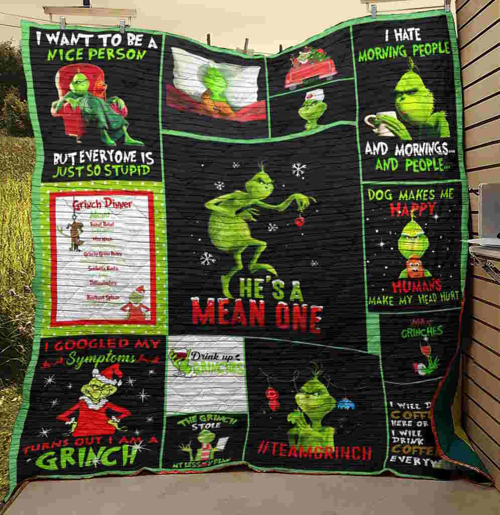 Grinch 3D Quilt Blanket