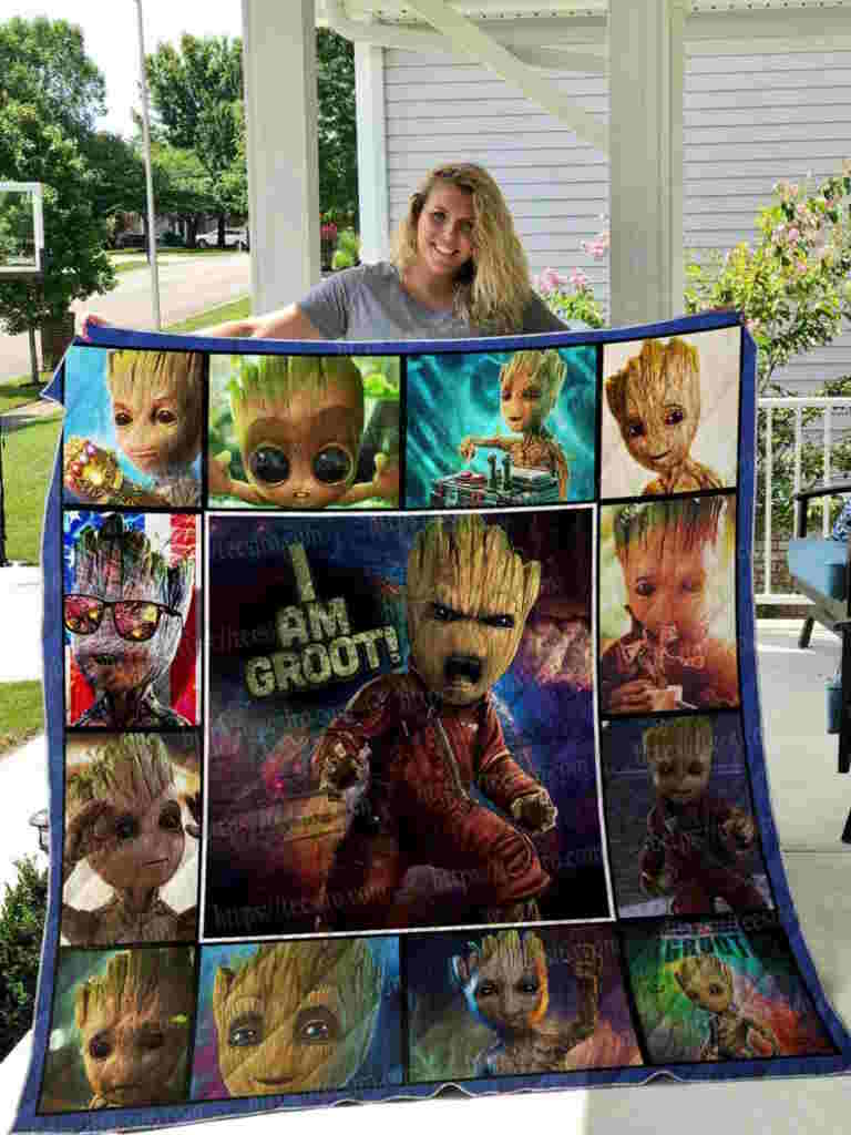 Groot 3D Quilt Blanket