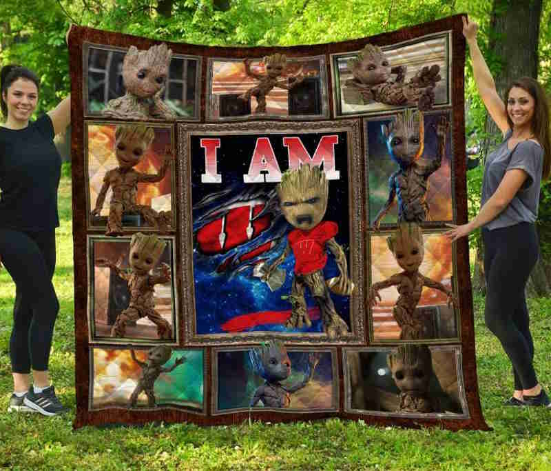 Groot Western Bulldogs 3D Quilt Blanket