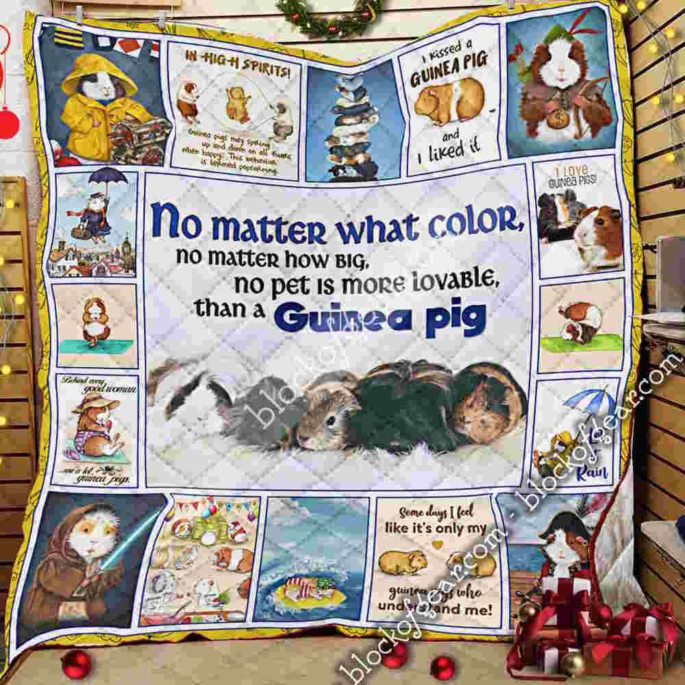 Guinea Pig 3D Quilt Blanket