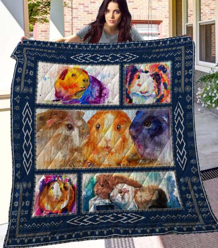 Guinea Pig All Over Print Quilt Blanket