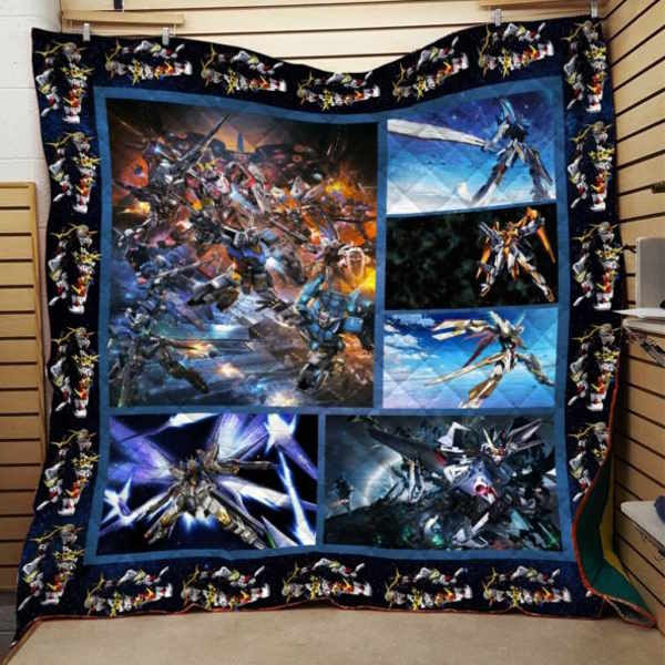 Gundam 3D Quilt Blanket