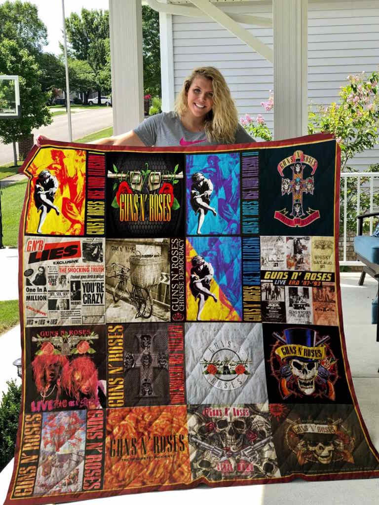 Guns N' Roses 3D Quilt Blanket