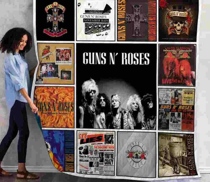 Guns N’ Roses Band Albums Quilt Blanket