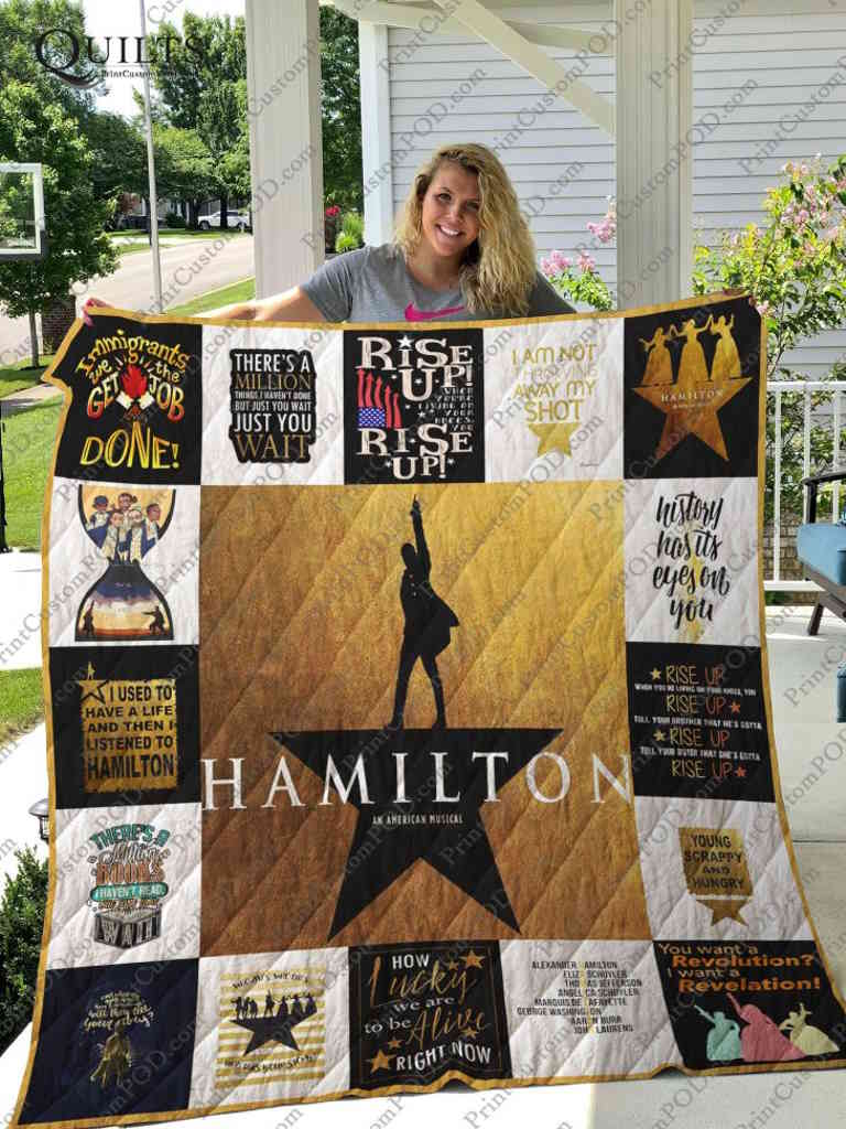 Hamilton (Musical) Quilt Blanket