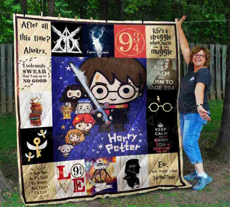 Harry Potter 3D Quilt Blanket