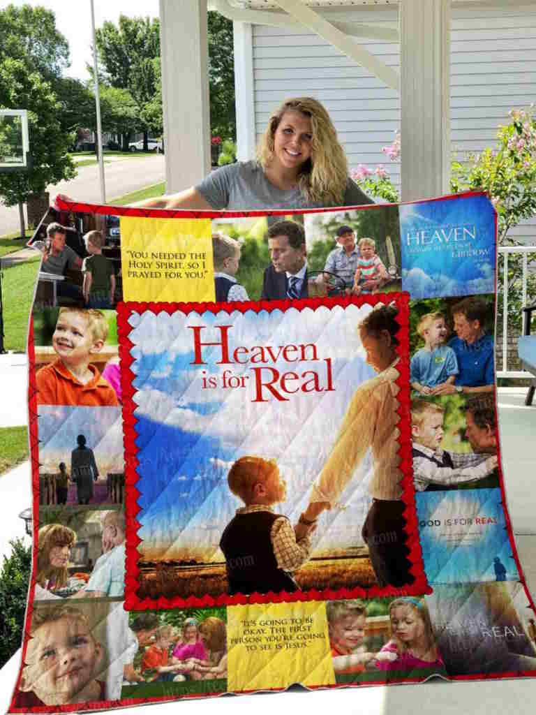 Heaven Is For Real Quilt Blanket