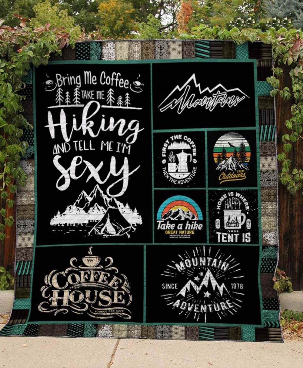 Hiking And Tell Me I’M Sexy 3D Quilt Blanket