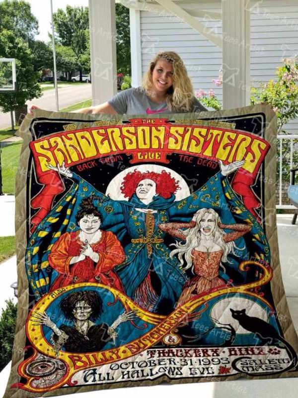 Hocus Pocus The Sanderson Sisters 3D Quilt Blanket