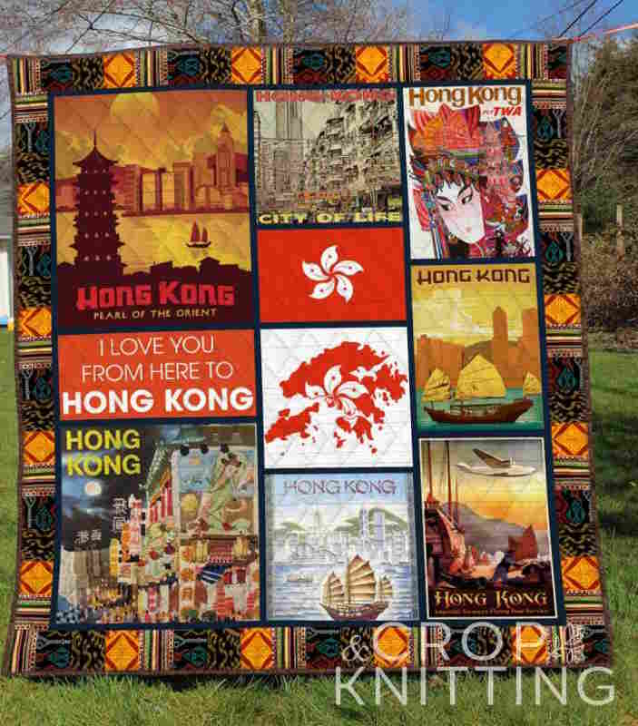 Hong Kong 3D Quilt Blanket