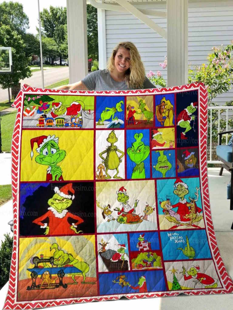 How The Grinch Stole The Christmas Quilt Blanket