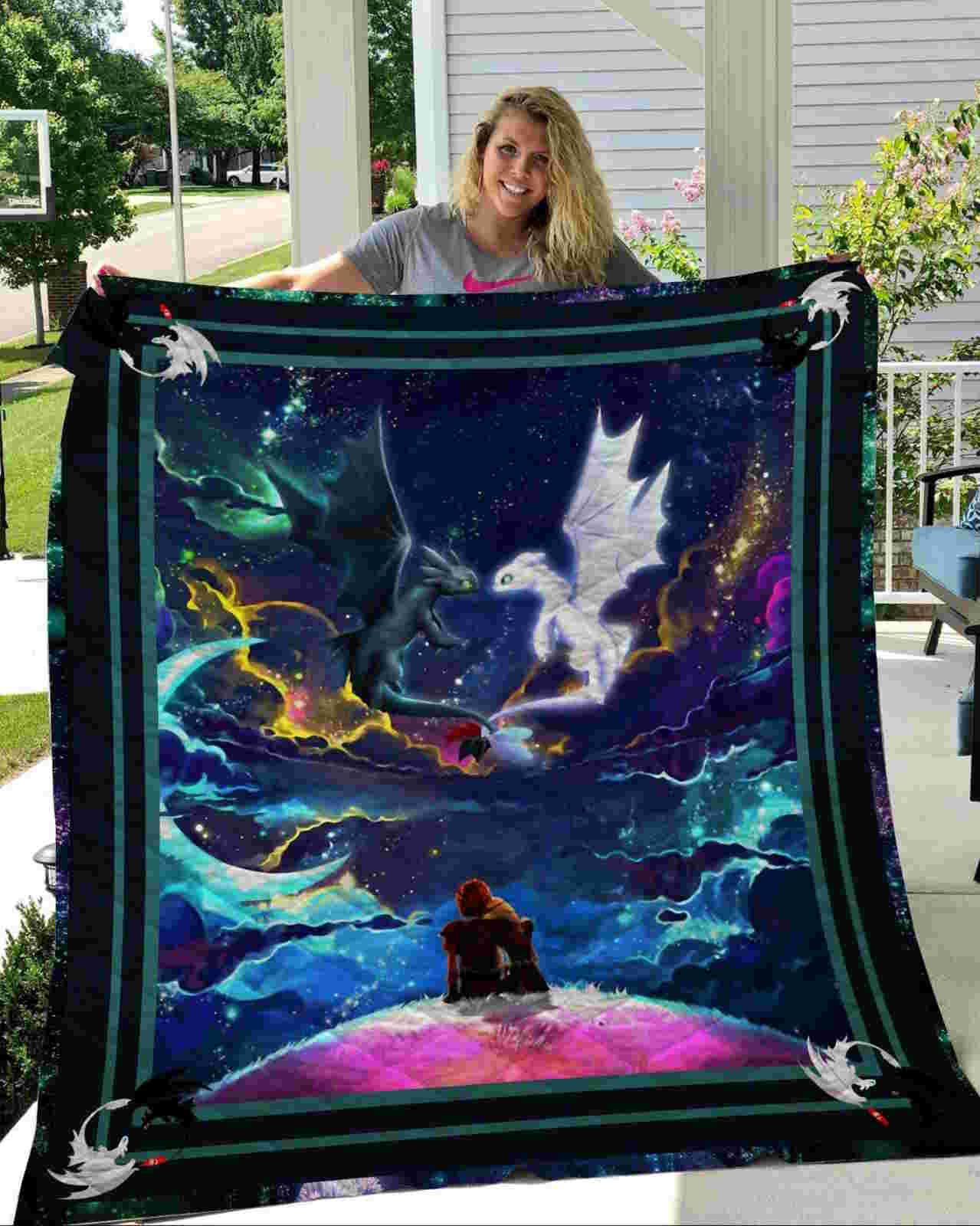 How To Train Your Dragon 3D Quilt Blanket