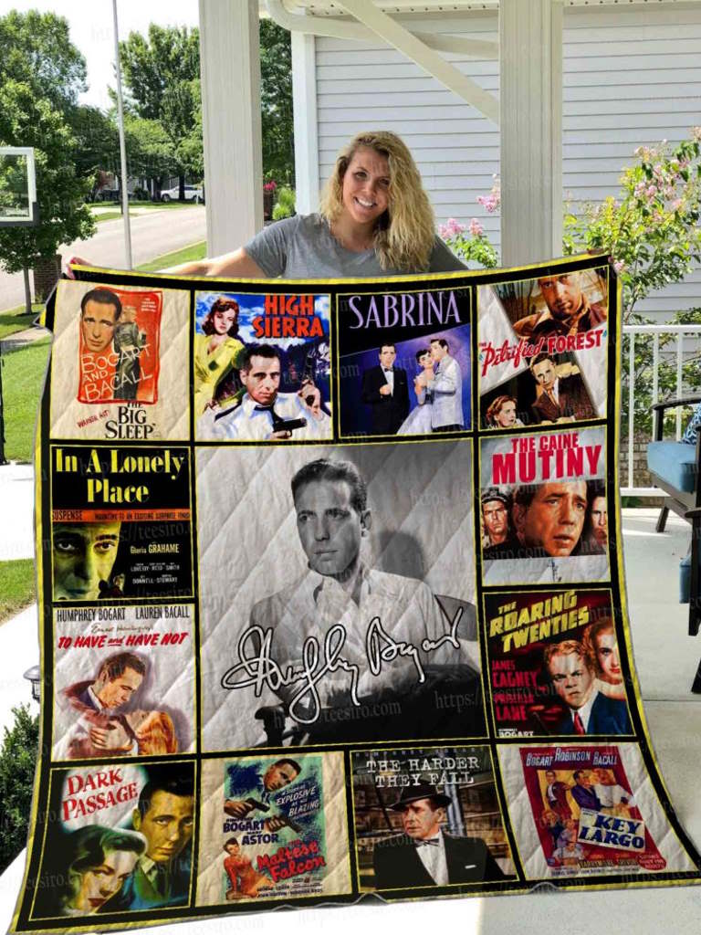 Humphrey Bogart Quilt Blanket