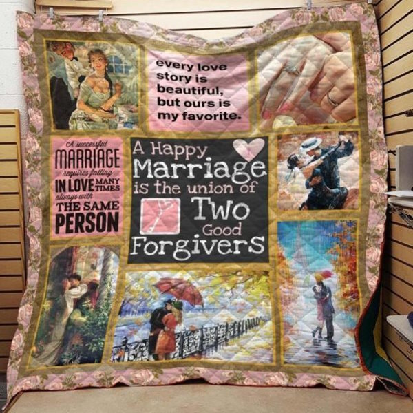 Husband And Wife 3D Quilt Blanket