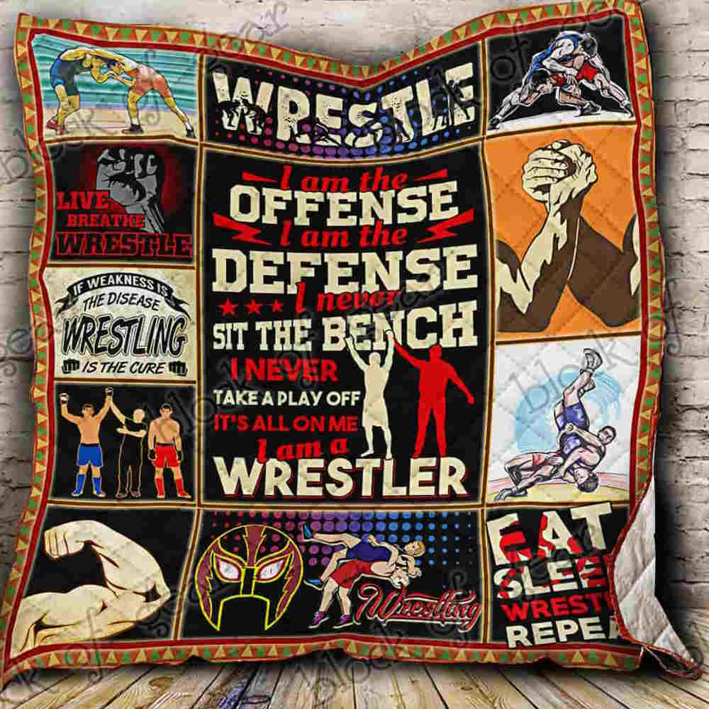 I Am Wrestler 3D Quilt Blanket