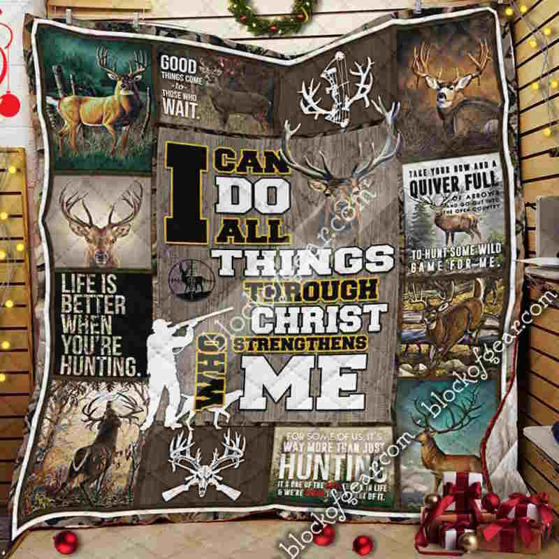 I Can Do All Things Through Christ Who Strengthens Me Quilt Blanket