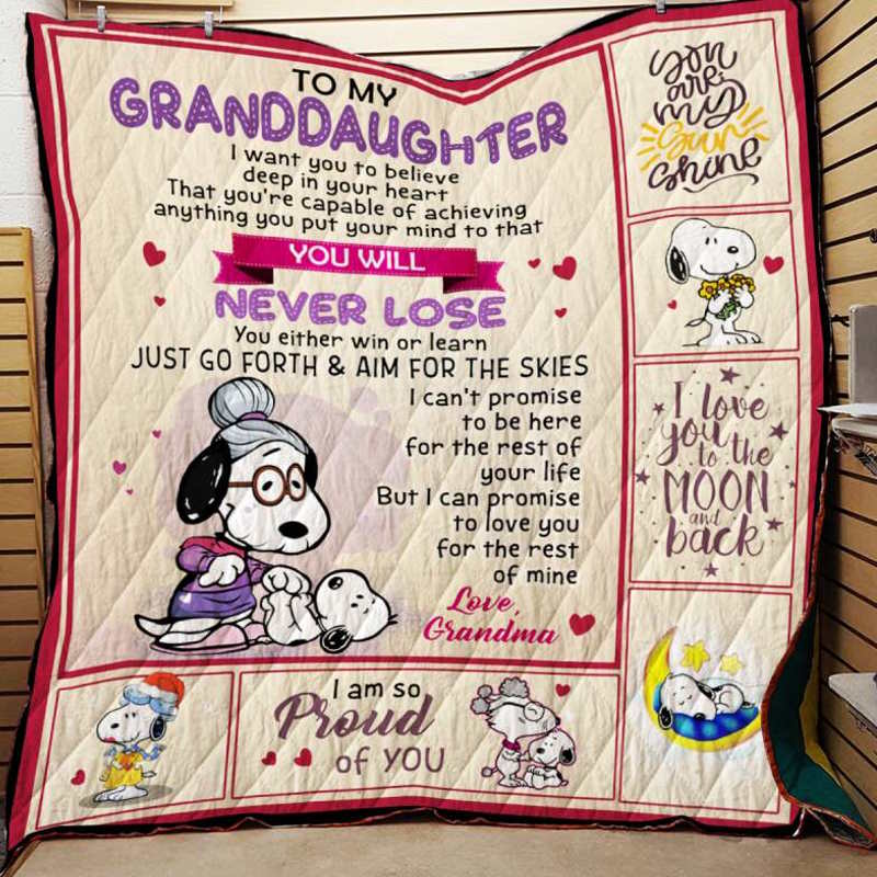 I Can Promise To Love You For The Rest Of My Life Snoopy Quilt Blanket