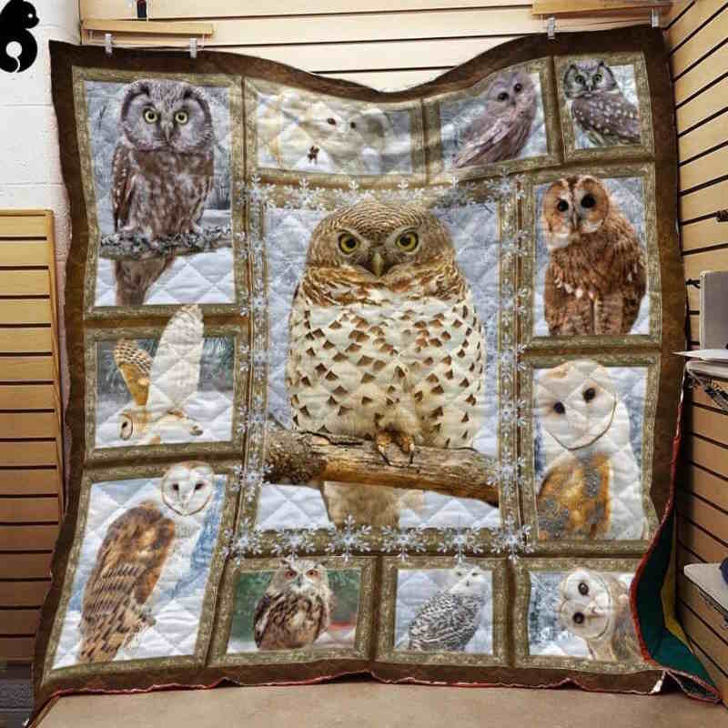 I Owl You 3D Quilt Blanket