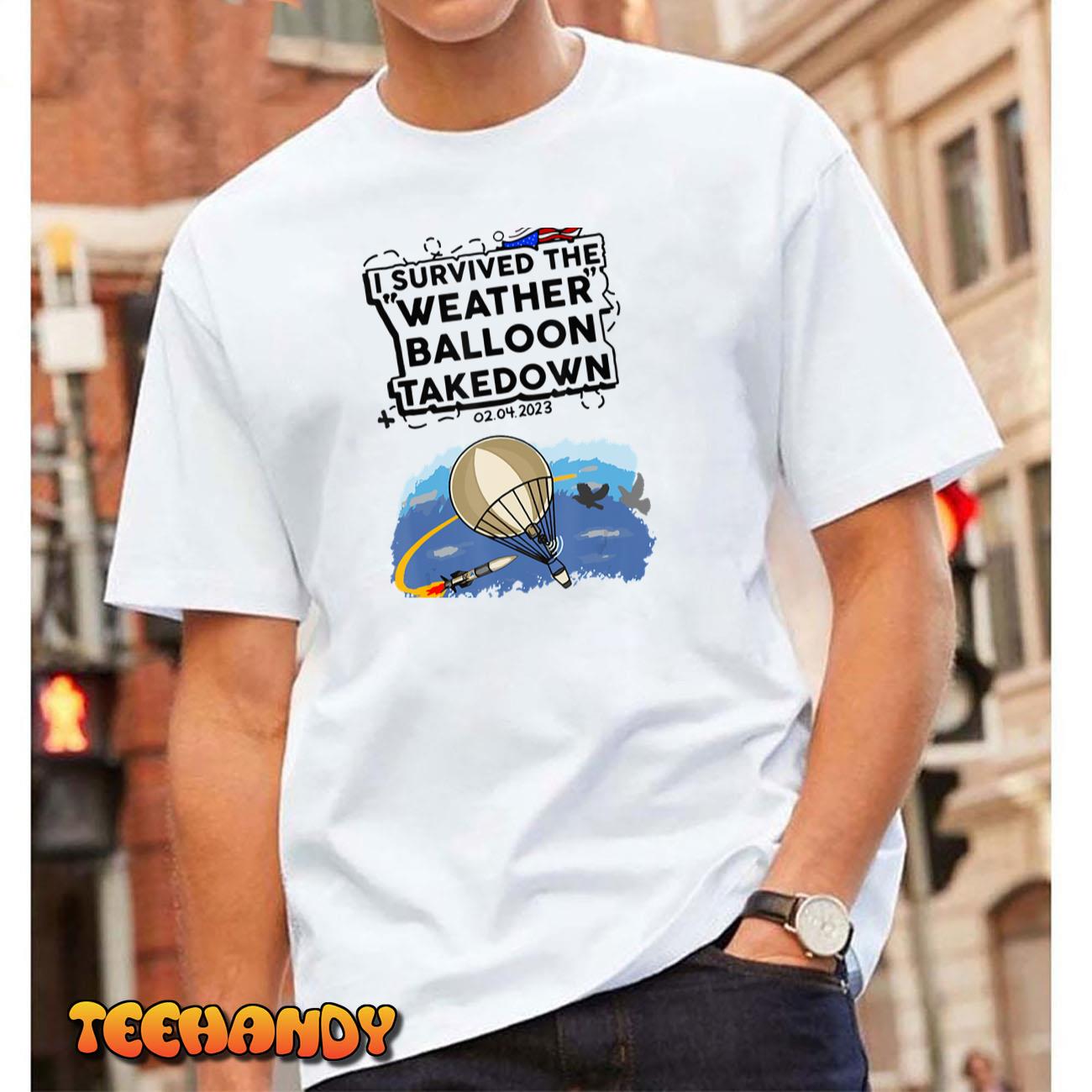 I Survived The Weather Balloon Takedown, Chinese Spy Balloon T-Shirt