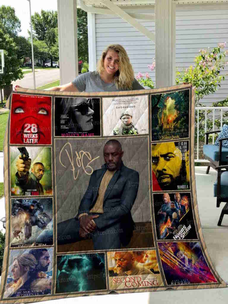 Idris Elba 3D Quilt Blanket