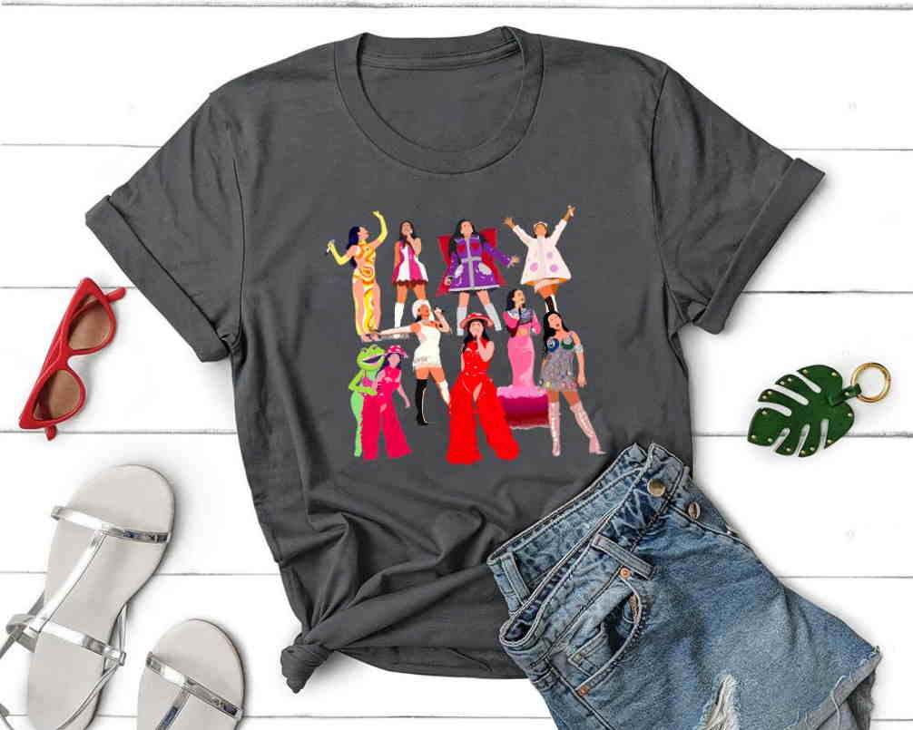 Illustrated Katy Perry PLAY T Shirt