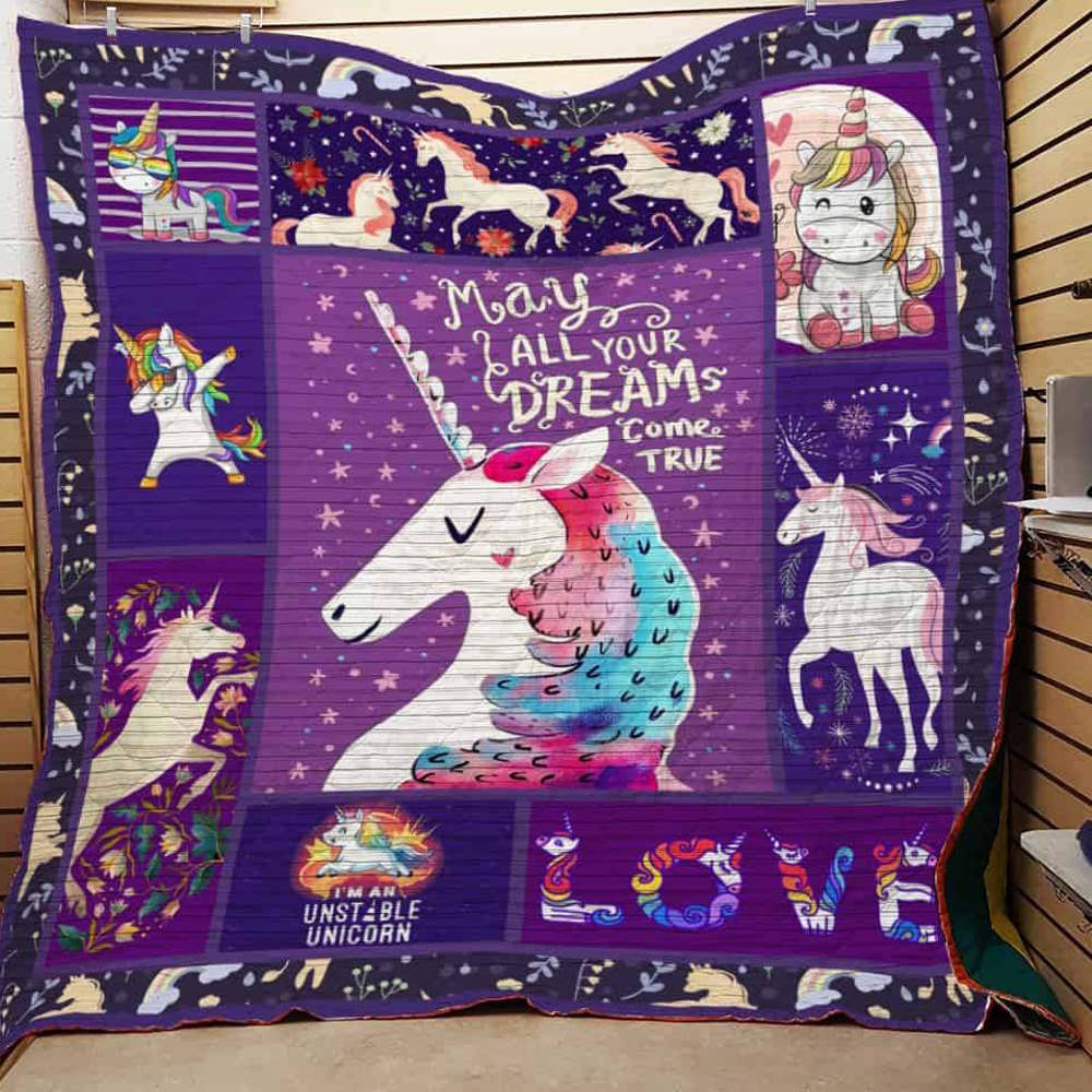 I’M An Unstable Unicorn 3D Quilt Blanket