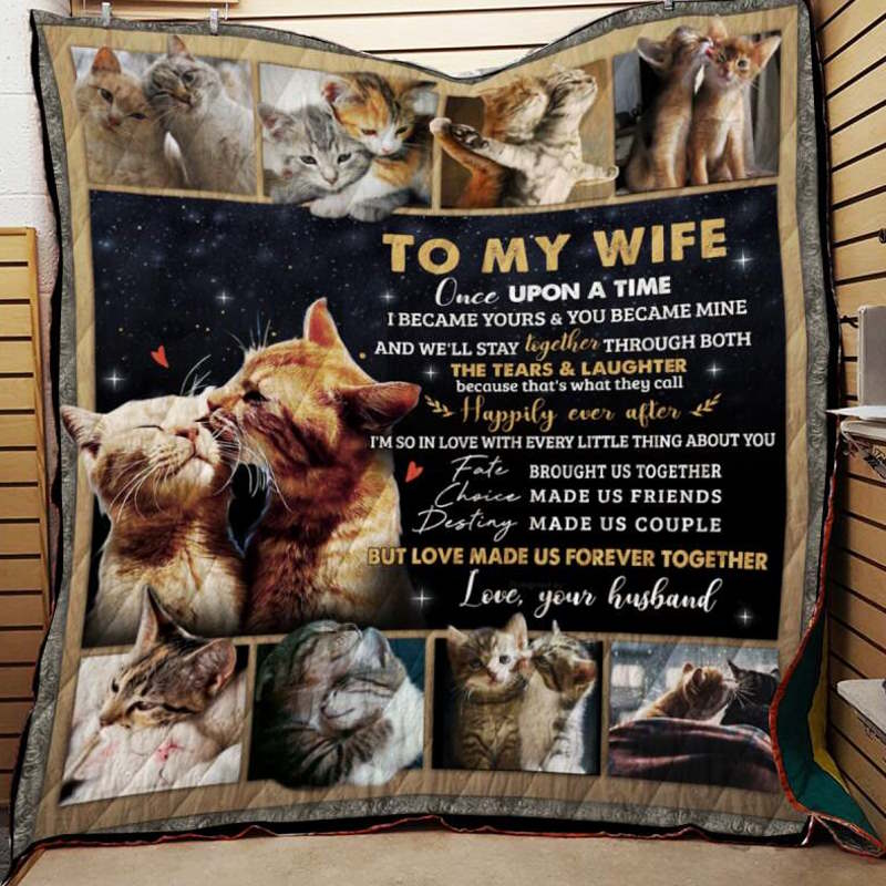 I’M So In Love Cat Btt Cat 3D Quilt Blanket