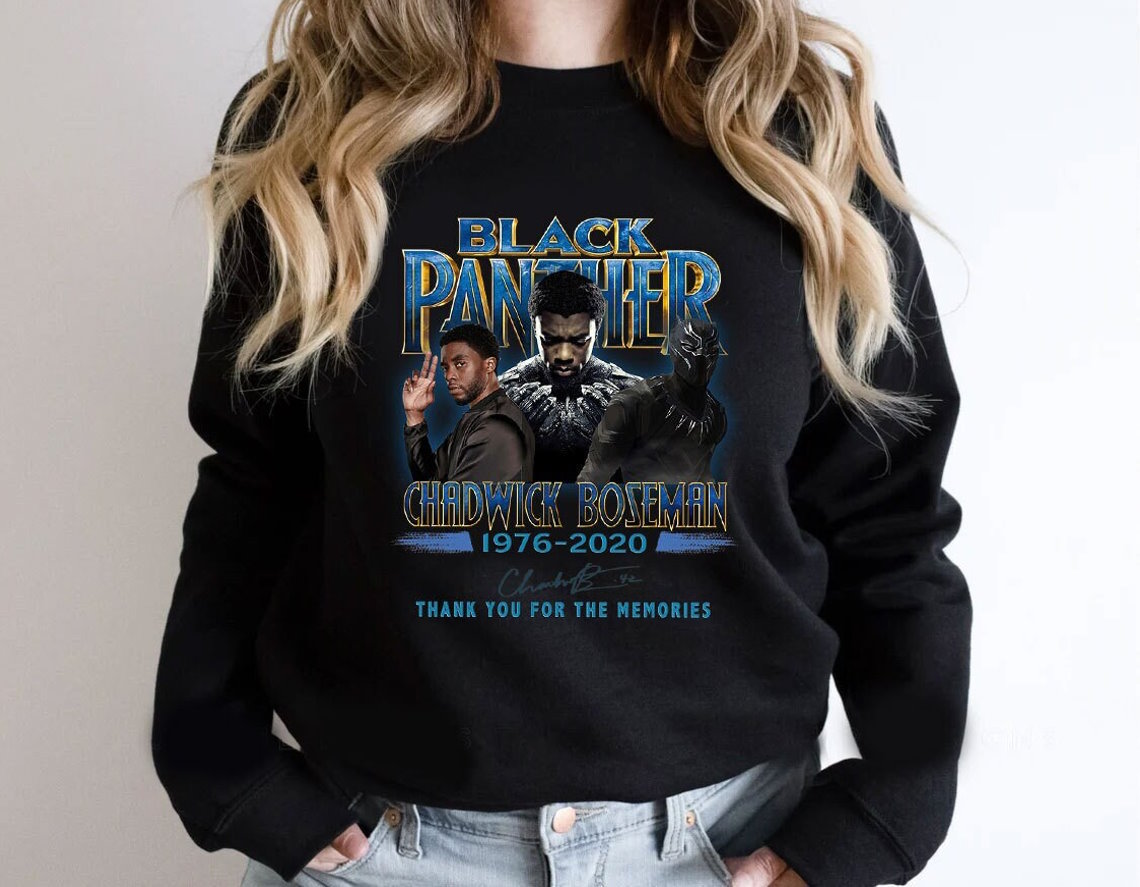 In Memory Of Chadwick Boseman 1976-2020 Shirt, Wakanda Forever Shirt