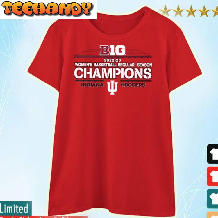 Indiana Women’s Basketball 2023 Big Regular Season Champions T- shirt