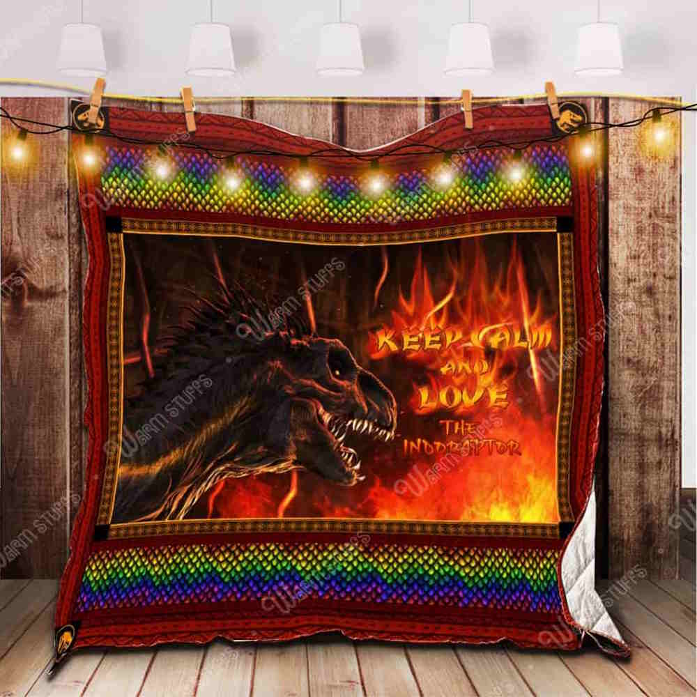 Indoraptor 3D Quilt Blanket