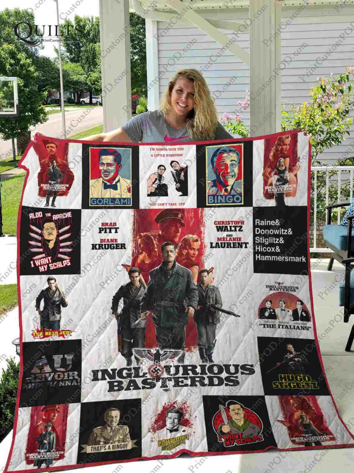 Inglourious Basterds 3D Quilt Blanket