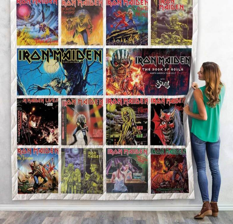 Iron Maiden Quilt Blanket